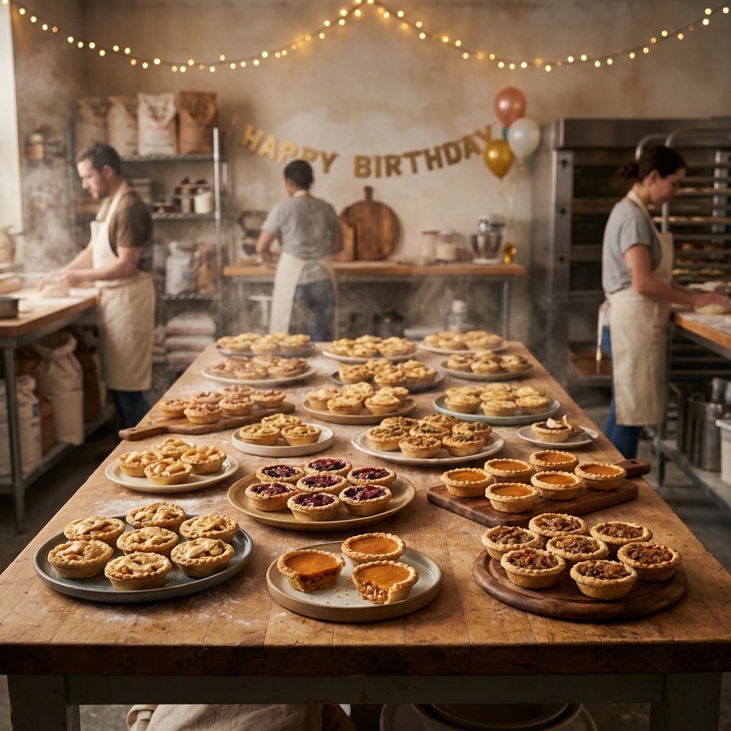 Marcus's Birthday Pie Surprise: When 50 Pies Go Wrong