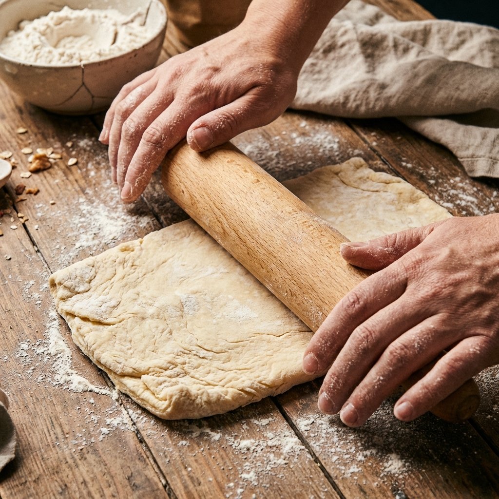 Dough rolling texture