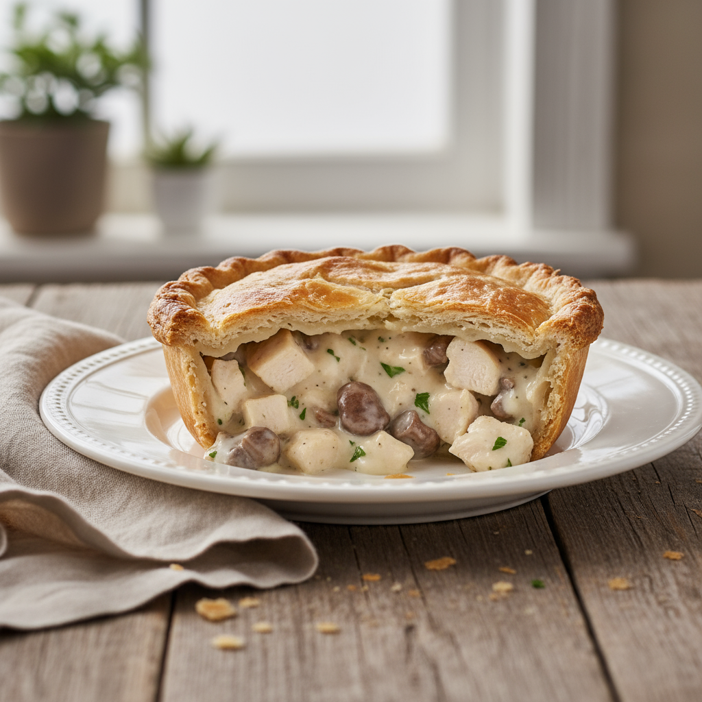 Chicken & Mushroom Pie